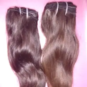 Extensión de cabello lacio Remy, cabello indio Natural virgen sin procesar, 100% sin procesar