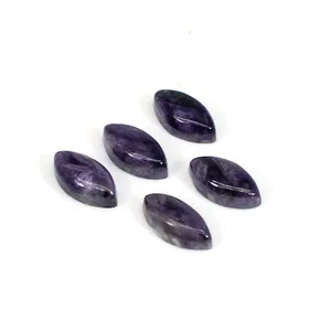 Charoite 6X12Mm Marquise Cabochon 2.15 Cts Losse Edelsteen