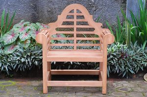 Banc en bois et fonte durable à prix abordable, avec lattes en bois élégantes, en vente en gros - Product Image 5