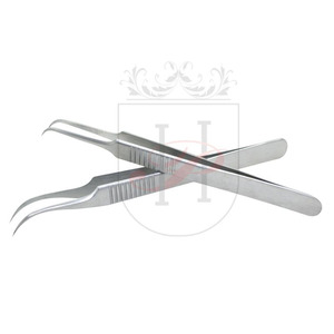 Paire de pincettes en acier inoxydable pour faux cils, donne du Volume, Extension de cils, usage personnel, 3 pièces - Product Image 1
