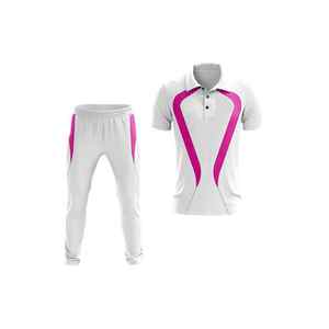 Custom Made Top Quality 100% โพลีเอสเตอร์ระเหิดพิมพ์ผู้ชายคริกเก็ตเครื่องแบบในขนาดที่กำหนดเองและการออกแบบ - Product Image 1