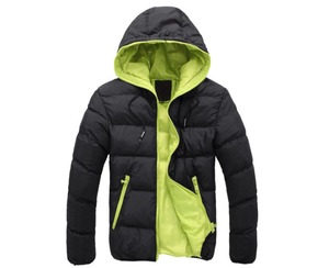 OEM Custom <b>Quilted</b> Padded Winter Jacket for Women/Men Thick Warm Solid Color Stand Collar with Zipper Pattern Decoration Coat - Product Image 3