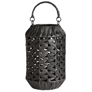 Vietnam artisanat naturel jacinthe d'eau lanternes en osier rotin bougeoir pour patio mariage décor à la maison bocaux à bougie en bambou - Product Image 5