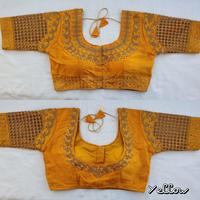 Blouse Sexy Prête à Porter pour Mariage et Soirée, à Porter avec un Sari, Broderie, Découpe, Dernier Design pour Femmes et Filles, Vente Chaude