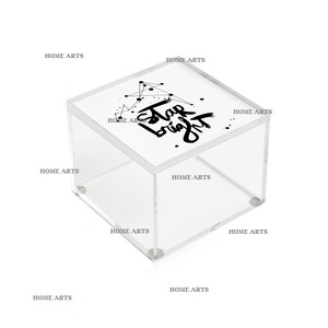 Superior Quality Acrylic <b>Sweet</b> <b>Box</b> Trending Design Square Shape Dates <b>Sweets</b> Serving <b>Box</b> At Lowest Pricing - Product Image 4