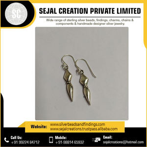 แต่งงานแฮนด์เมด925ชนเผ่าต่างหูเงิน - Product Image 4