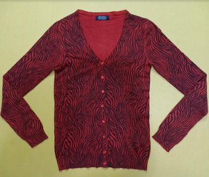 เสื้อผ้าแบรนด์หรู ป้ายแบรนด์ดัง เสื้อคลุมคาร์ดิแกนแขนยาว คอวี สไตล์ลำลอง ติดกระดุม สำหรับผู้หญิง สินค้าสต็อกจากบังกลาเทศ - Product Image 4