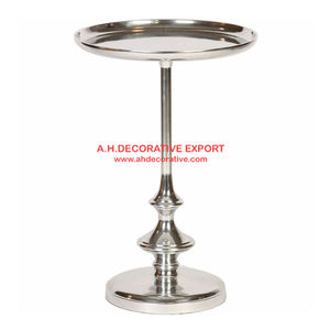 Finition argent brillant en aluminium de haute qualité avec Table arrondie en verre à vendre au prix le plus bas - Product Image 3