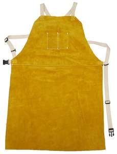 ผ้ากันเปื้อนงานเชื่อมหนังแท้กันไฟใช้งานได้นานสวมใส่สบายคุณสมบัติกันน้ำ - Product Image 4