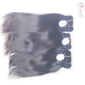 Cabello humano Natural liso sin procesar, Color negro, 100 gramos, 1 unidad - Product Image 6