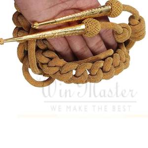 Venta al por mayor de calidad superior cómodo negro ceremonial uniforme Aiguillette para actividades al aire libre - Product Image 1