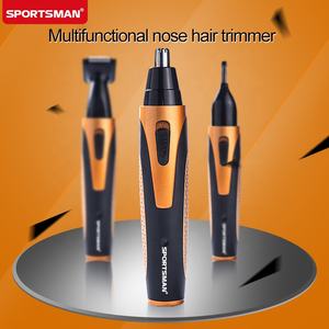 SPORTSMAN <span class=keywords><strong>Tondeuse</strong></span> à poils de <span class=keywords><strong>nez</strong></span> électrique <span class=keywords><strong>rechargeable</strong></span> USB portable professionnelle 4 en 1 multifonction pour favoris, <span class=keywords><strong>oreilles</strong></span>, <span class=keywords><strong>sourcils</strong></span> facile - Product Image 2