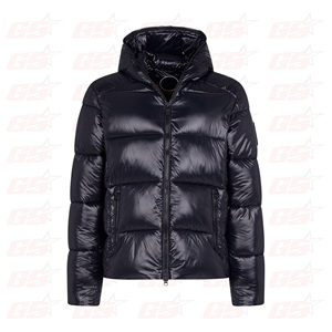 Veste bouffante confortable pour homme, de couleur noire, pour l'hiver, nouvel arrivage, à la mode - Product Image 3