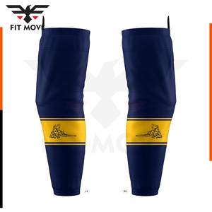 Chaussettes de hockey sur glace unisexes sur mesure Livraison en 1 semaine Vêtements de sport avec nom de l'équipe OEM imprimé et sublimé pour adultes - Product Image 4