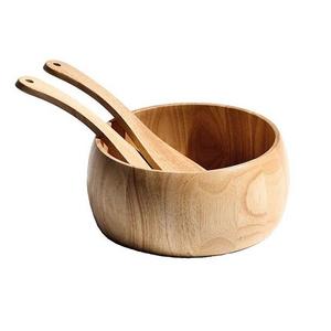 Juego de 4 cuencos de madera de color marrón para servir, cuenco de Calidad exclusiva para servir alimentos de forma redonda para proveedor mayorista - Product Image 5