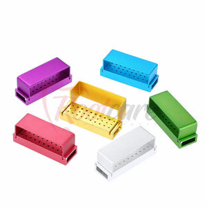 Vente chaude Premium Aluminium Coloré 21/30 Trous pour Perceuses Implant Dentaire Fraises Titulaire Rack Ensemble Dentaire Instruments Chirurgicaux - Product Image 2
