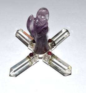 Générateur d'ange d'améthyste africaine en gros d'artisanat de pierre semi-précieuse - Product Image 1