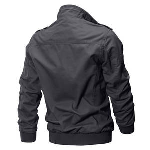 Best Quality 100% Cotton Slim Stand Collar Fleece <b>Cargo</b> <b>Jacket</b> <b>Men</b> for Outdoor Winter Custom Design Breathable Quick OEM Service - Product Image 6