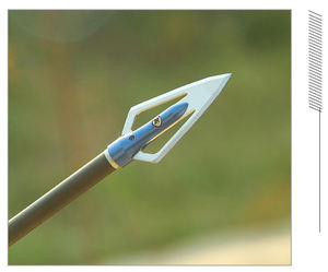 2 Blades Arrowhead 100 Grain Archery Broadheads Hunting Arrow TipsためCrossbow BoltsとCompound Recurve Bow Arrows - Product Image 3