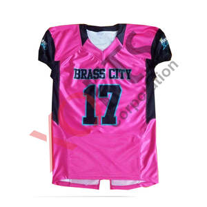 2025 nouveauté haute qualité sur mesure uniforme de Football américain respirant vêtements de sport personnalisé nom numéro Sublimation - Product Image 3