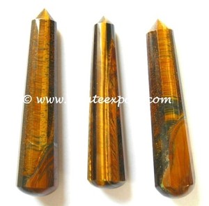 เสือตา16เหลี่ยมเพชรพลอยนวดไม้ | หินนวดรักษา - Product Image 2