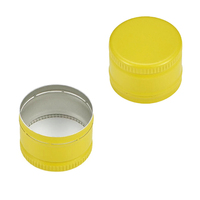 Bouteille en verre anti-effraction ROPP de qualité supérieure avec bouchon en aluminium, couvercles aluminium-plastique, doublure PE/PP, gaufrée et personnalisable