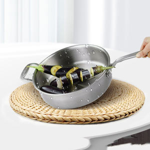 Set de table rond en jacinthe d'eau naturelle tressée, écologique, emballage carton, pour hôtels, vente en gros - Product Image 3