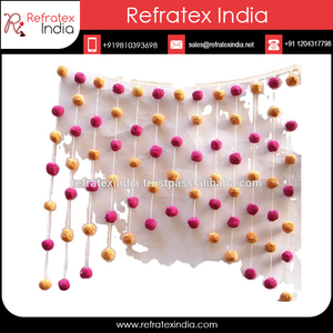 ที่มีคุณภาพสูงหลายสีนุ่ม Pom Poms จากอินเดีย - Product Image 3