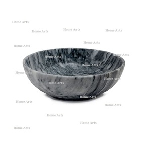 Cuenco para servir comida de mármol de diseño fabuloso, cuenco para servir frutas secas de Color negro de la mejor calidad, tazón para servir por Home Arts - Product Image 1