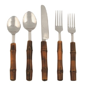 <b>Stainless</b> <b>Steel</b> <b>Cutlery</b> With Antique Black Finished Handles Hand Made Designer Shiny Finishing Metal <b>Cutlery</b> Set - Product Image 2