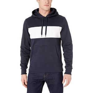 Wholesale Custom <b>Mens</b> Hooded <b>Fleece</b> <b>Navy</b> Blue <b>Fleece</b> Hoodie - Product Image 1