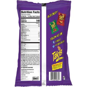 Takis Hot Chili Pepper e Lime Tortilla Chips snack confezionati singolarmente (confezione da 40 conteggi) spedizione gratuita a livello nazionale
