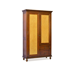 Bellini Mahogany Wardrobe Colonial Style Bedroom Furniture Mid Century Modern Home Hotel Wooden Cabinet - Product Image 2