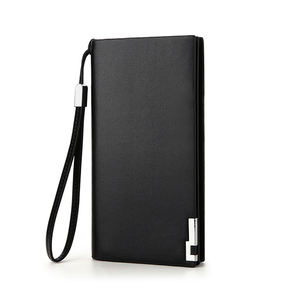 Wholesale Portable <b>Men's</b> Wallet Wristband Travel Clutch PU Leather Document <b>Bag</b> <b>for</b> <b>Man</b> - Product Image 3