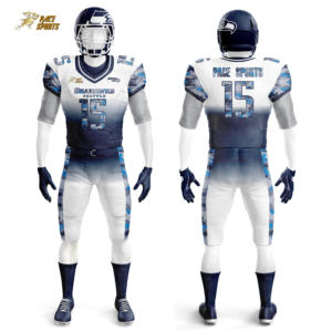 เสื้อแขนสั้นระบายอากาศได้ดีสำหรับฤดูร้อน2024ชุดอเมริกันฟุตบอลมีขนาดพิเศษพิมพ์ซับลิเมชันตามสั่ง - Product Image 6