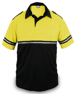 Haute visibilité demi manches réfléchissant polo de sécurité décontracté haute visibilité vêtements de travail grande taille Logo personnalisé ensembles de sécurité - Product Image 3