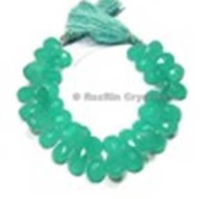 Mejor oferta en cuarzo Aquamarine facetas pera cuentas - Product Image 1