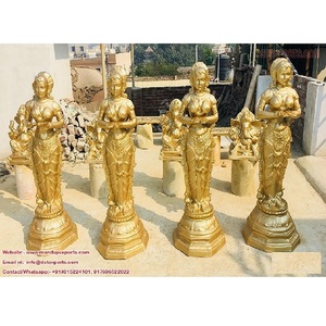Boda de lujo Mandap FRP Diya Ladies Sale FRP Nuevo diseño Diya Lady Wedding Stage Diya Lady Decoración Estatua - Product Image 1