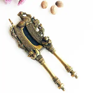 Velho do vintage feitos à mão de Bronze duplo pavão voador em forma de noz de betel cortador/sarota