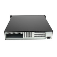 Caja de Servidor ATX 2U, Chasis de Montaje en Rack para PC Industrial, Compatible con Fuente de Alimentación ATX