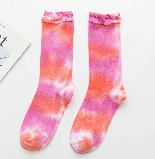 มัดย้อมสีชมพู