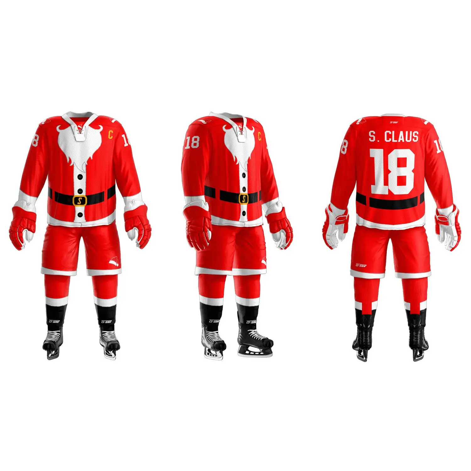 Camisas de hóquei de gelo personalizadas, camisas de hockey personalizadas, subolmação de ouro, bordada, unissex, antitécnico, estilo de logotipo, cavaleiros de tempo