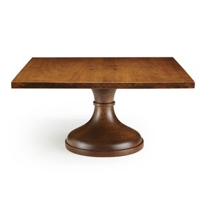 Soporte de pastel de madera hecho a mano de calidad premium de lujo, parte superior cuadrada, diseño elegante, exhibición de postre simple, soporte de pastel de Venta caliente - Product Image 3