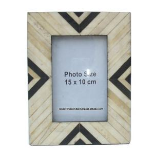 Marco de fotos de hueso en forma Rectangular, decoración de pared para Hotel, oficina y sala de estar - Product Image 1