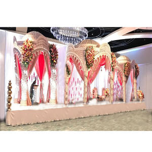 Mandap de boda de los Estados Unidos, el más reciente, de la India del Sur, con Dom Grand, para decoración de bodas - Product Image 1