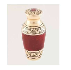 Urne funéraire en laiton avec belle conception de papillon et urnes funéraires en métal fini noir - Product Image 6