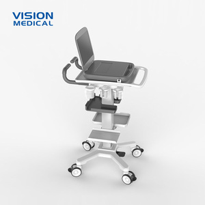 50kg peralatan medis seluler gaya industri troli <span class=keywords><strong>Ultrasound</strong></span> multifungsi dengan konstruksi logam tahan lama untuk rumah sakit - Product Image 6