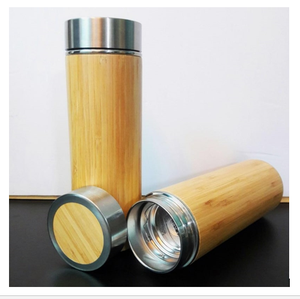 Conveniente y respetuoso con el medio ambiente, taza de bambú/botella tallada, decoración de datos dorados, mantiene el calor de Vietnam - Product Image 4