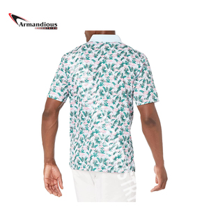 Logotipo personalizado Golf para Polo para hombres de talla grande 100% algodón antiarrugas patrón sólido Color liso Hombre camiseta para Polo - Product Image 3