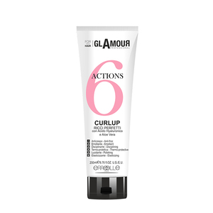 GLAMOUR Crème Coiffante 6-en-1 200ml Acide Hyaluronique Hydratant Traitement Capillaire Thermo-Protecteur Anti-Frisottis Concentré - Product Image 1